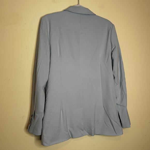 41 Hawthorn Two-Button Blazer Jacket Women’s Medium Blue Notch Collar NWOT - Picture 5 of 9